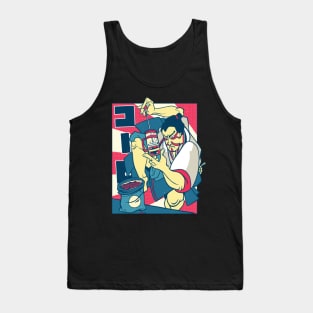 Samurai Making Coffee Samurai Warrior Tank Top